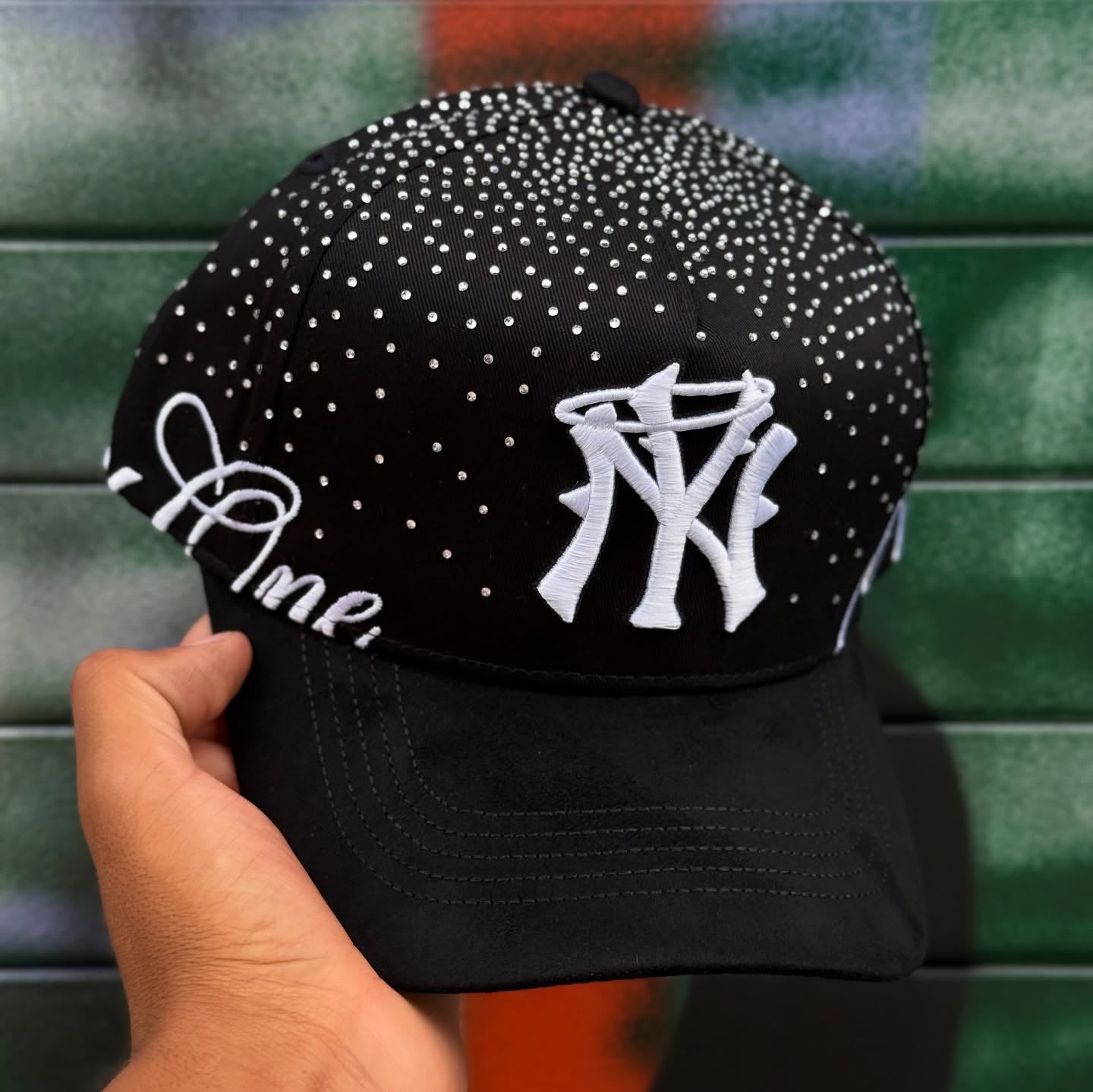 Major League Baseball in the United States - New York Yankees - Dandy - With diamond embroidery design - Black - Special designed baseball cap - Integrated chip scanning cap - Special edition adjustable brim baseball cap