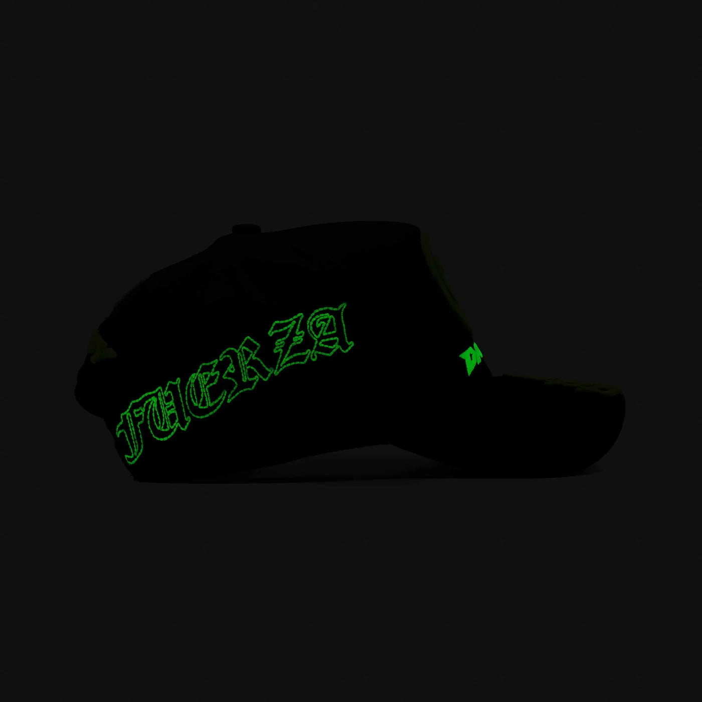 Major League Baseball of The United States - Dandy "X Regida Force PNTE" Hats - Black - Nightlighting Feature - Special Designed Hat with Worn-out Style - Hat Integrated with NFC Scanning Function - Special Edition Adjustable Brim Baseball Cap