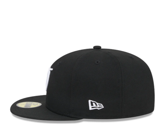 MLB Los Angeles Dodgers Team Black Flat Brimmed Cap - American Hip-hop Casual Versatile Baseball Cap - New / Era