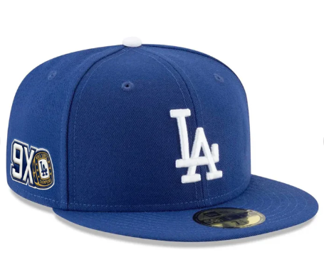MLB Los Angeles Dodgers Team Blue Flat Cap - American Hip-Hop Casual Stylish Multi-Purpose Baseball Cap - New / Era