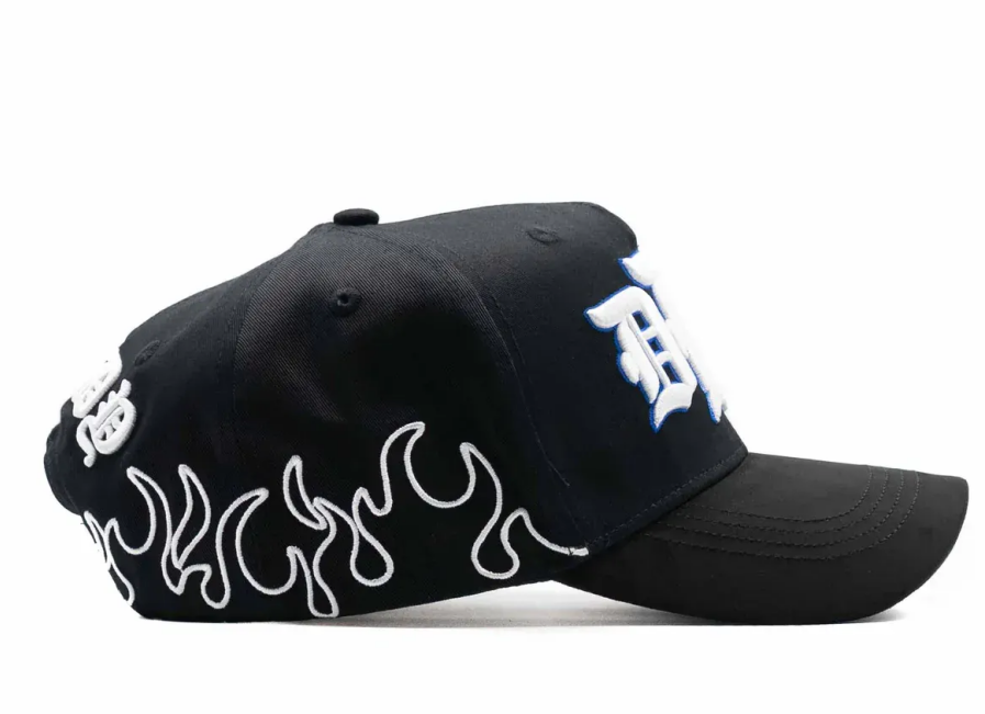 Dandy - Featuring Letter Embroidery Design, Black Color - Specially Designed Baseball Cap, Integrated Chip Scanning Cap, Special Edition Adjustable Brim Baseball Cap