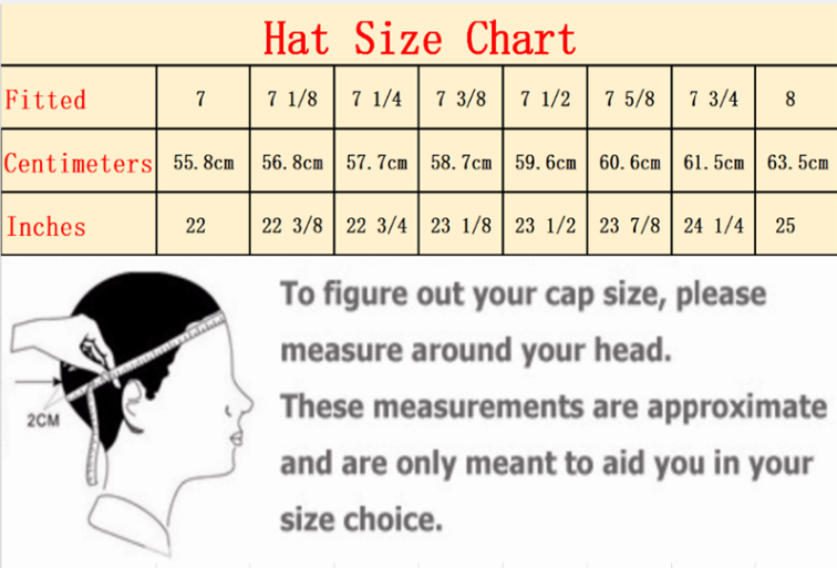 American Hip-hop Baseball Cap - Embroidered Design - Blue - Fully Enclosed Flat Brim Cap - New/Era