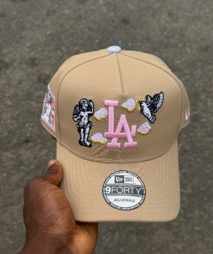 MLB Los Angeles Dodgers - Angel Embroidery - Kuroda Shohei - New/Era Adjustable Baseball Cap