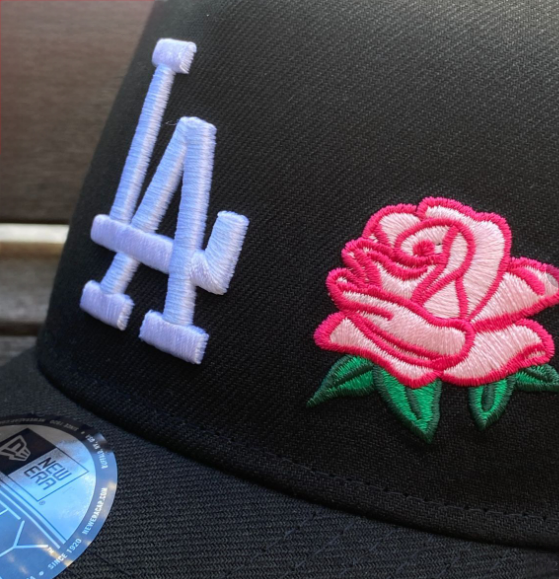 MLB New/Era Baseball Cap - Los Angeles Dodgers 1958-2008 Anniversary - Pink Rose