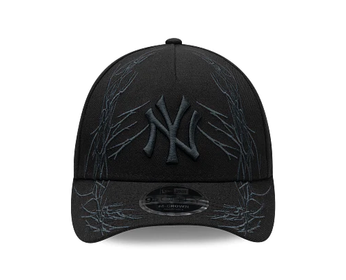 MLB New York Yankees Team - Vine Embroidery Black / Era - Versatile Hip-hop Baseball Cap