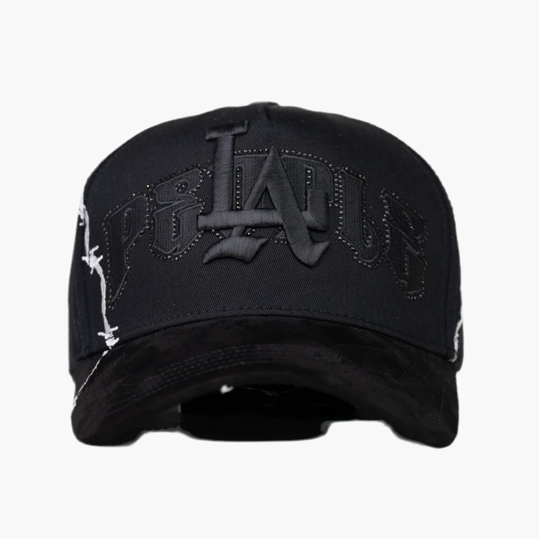 Major League Baseball in The United States - Los Angeles Dodgers - Dandy - with Lightning Embroidery Design - Black - Special Designed Baseball Cap - Integrated Chip Scanning Cap - Special Edition Adjustable Brim Baseball Cap