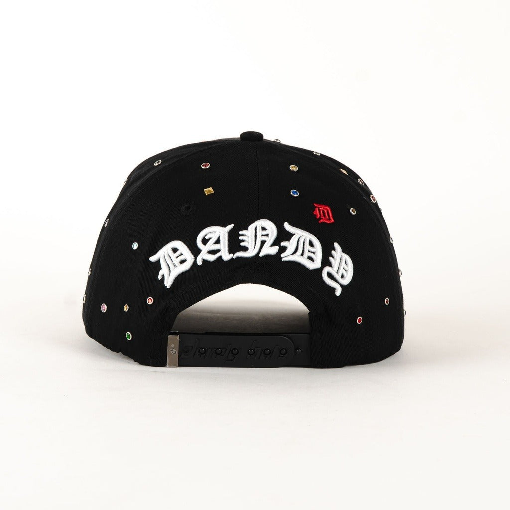 Black. Dandy Hats' 10th Anniversary Special Design Baseball Cap - Integrated Chip Scanning Cap - Special Edition Adjustable Cap with Tongue