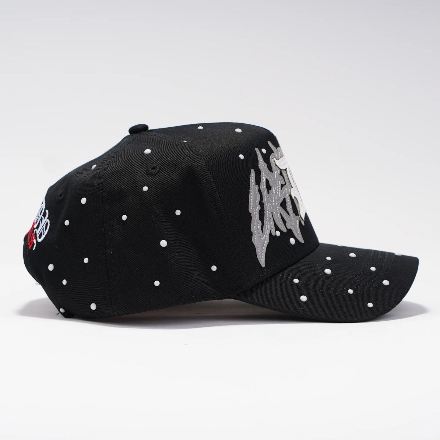 Major League Baseball of The United States - Gorra Lost Dandy Hats Original - Black - A Specially Designed Hat with Worn-out Style, Featuring An Integrated NFC Scanning Function, and A Special Adjustable Brim Baseball Cap