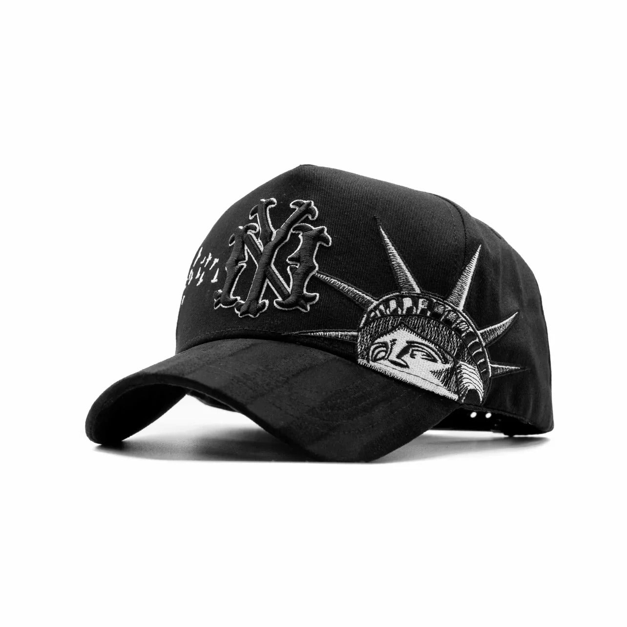 Major League Baseball - New York Yankees. Black. Dandy Hats I Love Ny Cap Negro Negro - A Specially Designed Baseball Cap with Integrated Chip Scanner. Special Edition Adjustable Brim Baseball Cap