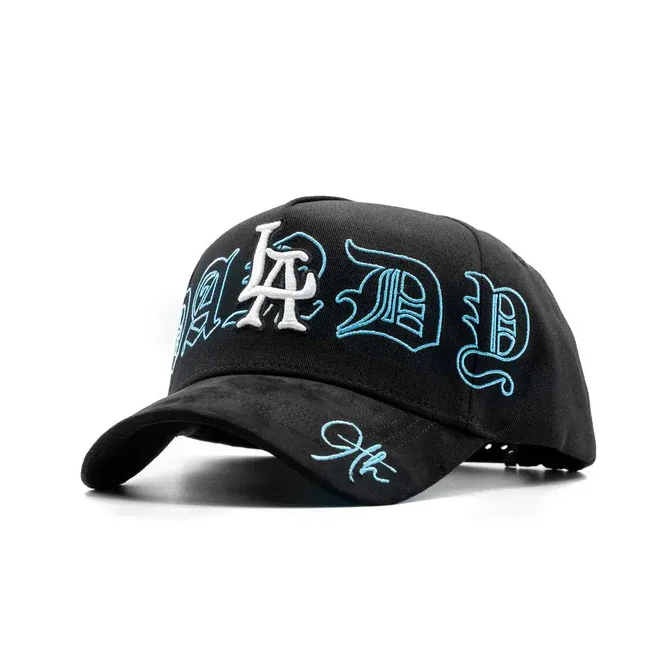 The Los Angeles Dodgers of The Major League Baseball in The United States - "9th Anniversary" Hats-Dandy - Hats Specially Designed with Worn-out Style, Hats Integrated with NFC Scanning Function, Special Edition Adjustable Brim Baseball Cap