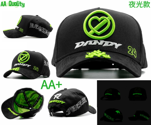 Major League Baseball of The United States - Dandy "X Regida Force PNTE" Hats - Black - Nightlighting Feature - Special Designed Hat with Worn-out Style - Hat Integrated with NFC Scanning Function - Special Edition Adjustable Brim Baseball Cap