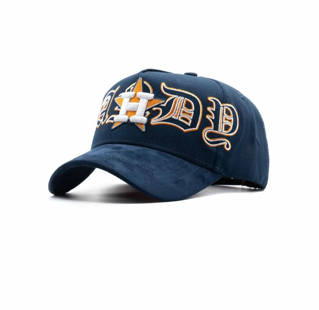 Major League Baseball - Houston Astros - Dandy - with Letter Embroidery Design. Dark Blue - Special Designed Baseball Cap. Integrated Chip Scanning Cap. Special Edition Adjustable Brim Baseball Cap