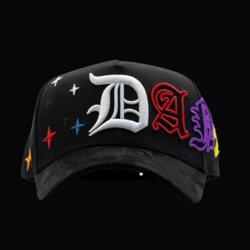 American Hip-hop Casual Outdoor Multi-purpose Baseball Cap in Colorful Series. Black Color. A Specially Designed Baseball Cap with NFC Scanning Function - Special Edition Adjustable Brim Baseball Cap