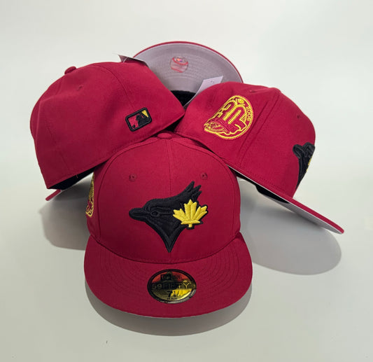 MLB Toronto Blue Jays 30th Anniversary Red/New Era American Flat-brim Baseball Cap - Fully Sealed