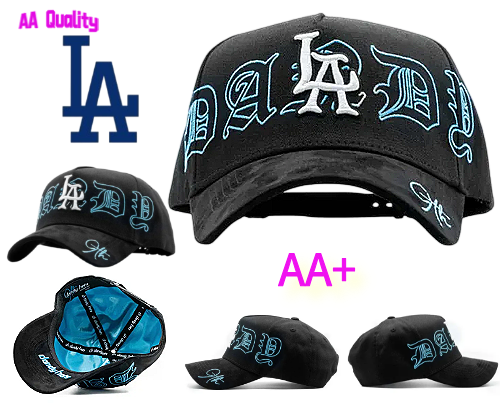 The Los Angeles Dodgers of The Major League Baseball in The United States - "9th Anniversary" Hats-Dandy - Hats Specially Designed with Worn-out Style, Hats Integrated with NFC Scanning Function, Special Edition Adjustable Brim Baseball Cap