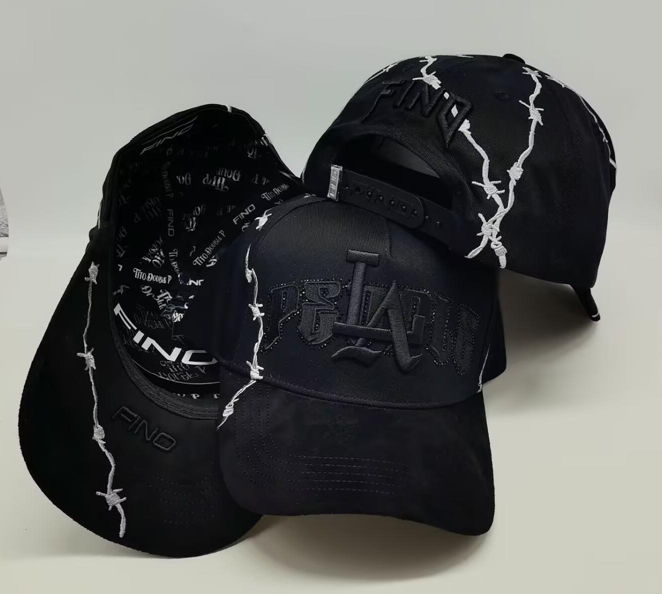 Major League Baseball in The United States - Los Angeles Dodgers - Dandy - with Lightning Embroidery Design - Black - Special Designed Baseball Cap - Integrated Chip Scanning Cap - Special Edition Adjustable Brim Baseball Cap