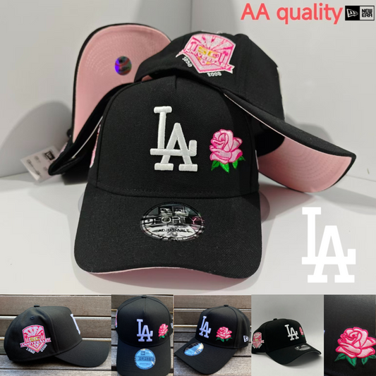 MLB New/Era Baseball Cap - Los Angeles Dodgers 1958-2008 Anniversary - Pink Rose