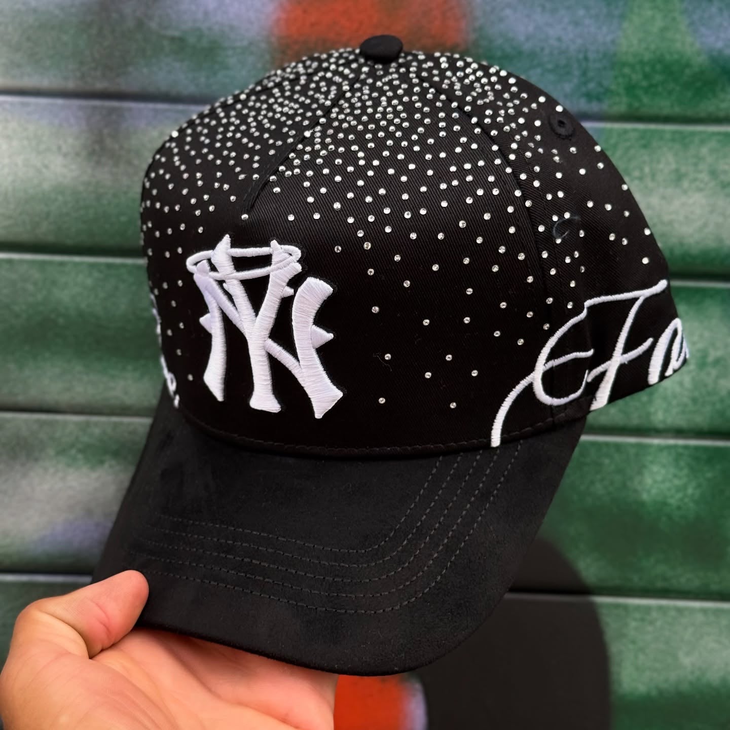 Major League Baseball in the United States - New York Yankees - Dandy - With diamond embroidery design - Black - Special designed baseball cap - Integrated chip scanning cap - Special edition adjustable brim baseball cap