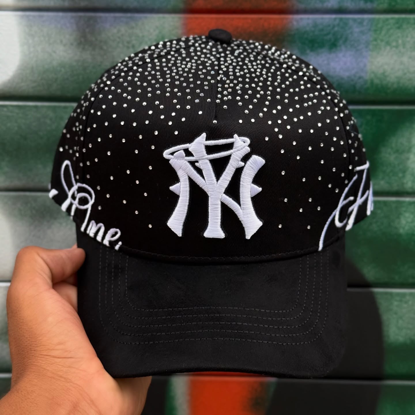 Major League Baseball in the United States - New York Yankees - Dandy - With diamond embroidery design - Black - Special designed baseball cap - Integrated chip scanning cap - Special edition adjustable brim baseball cap