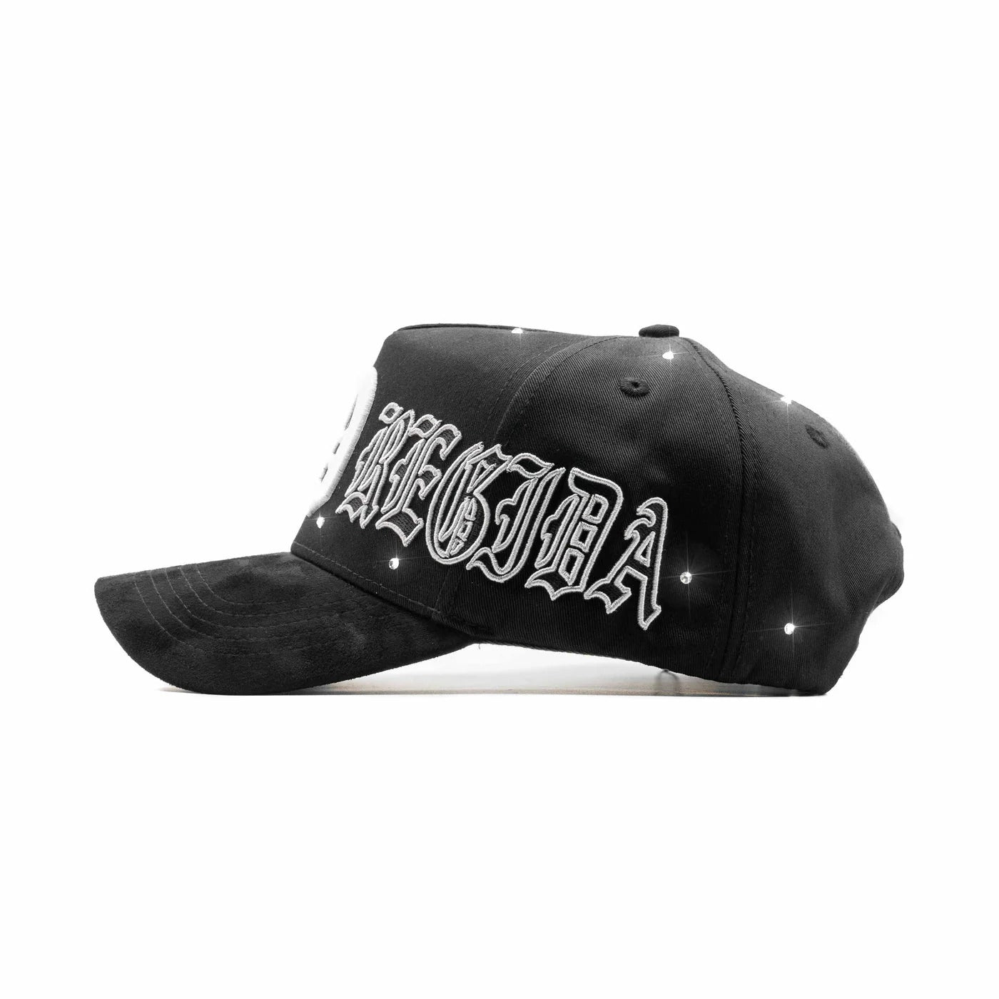 Dandy- X Regida Force “Crystals Force” Hats- Black - A Specially Designed Hat with A Unique Style, Featuring An Integrated NFC Scanning Function. A Special Adjustable Brim Baseball Cap