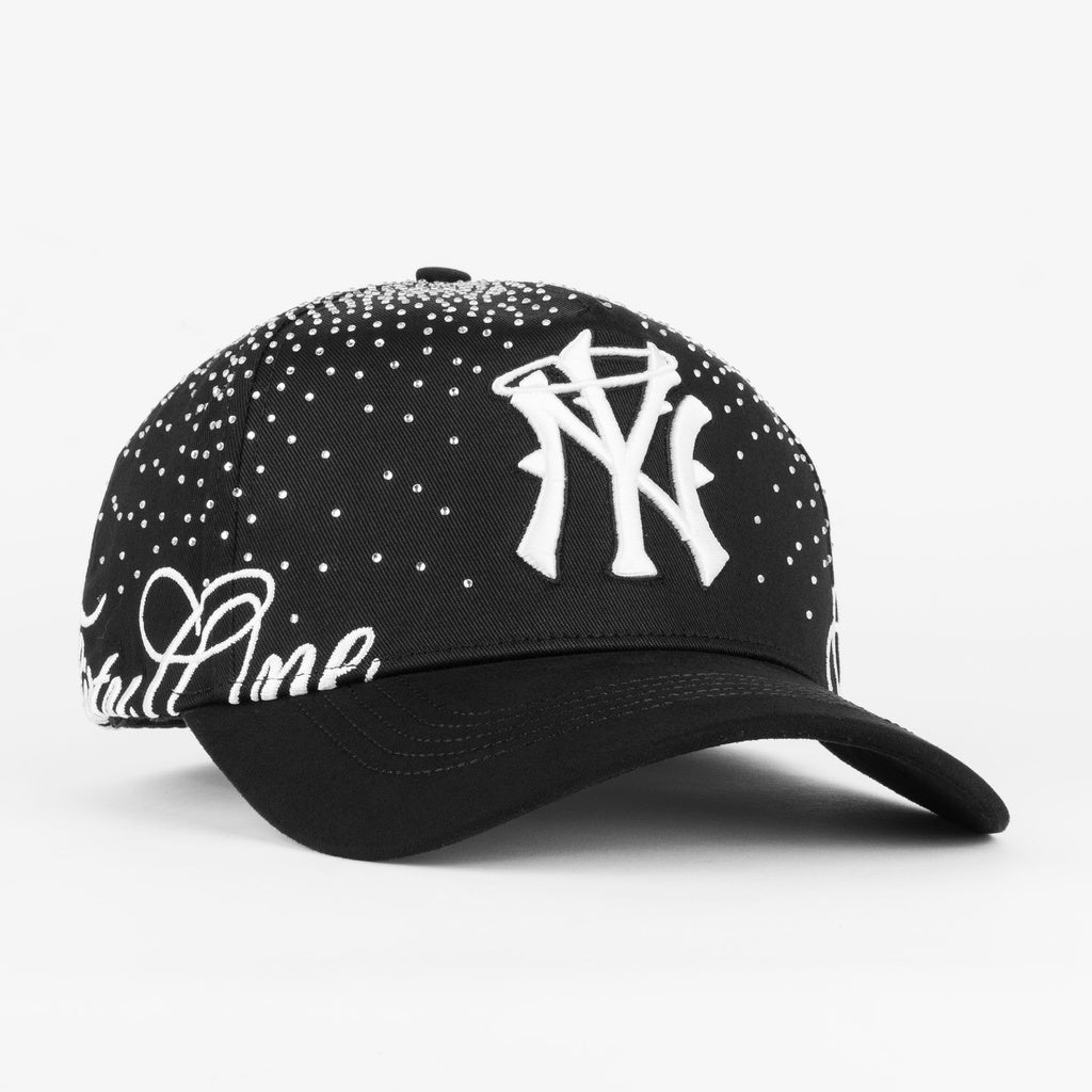 Major League Baseball in the United States - New York Yankees - Dandy - With diamond embroidery design - Black - Special designed baseball cap - Integrated chip scanning cap - Special edition adjustable brim baseball cap
