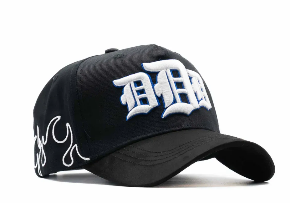Dandy - Featuring Letter Embroidery Design, Black Color - Specially Designed Baseball Cap, Integrated Chip Scanning Cap, Special Edition Adjustable Brim Baseball Cap