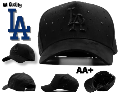 Major League Baseball in The United States - Los Angeles Dodgers - Dandy - Features Black Diamond Embroidery Design. Black Color. Special Designed Baseball Cap. Integrated Chip Scanning Cap. Special Edition Adjustable Brim Baseball  Brim Baseball Cap