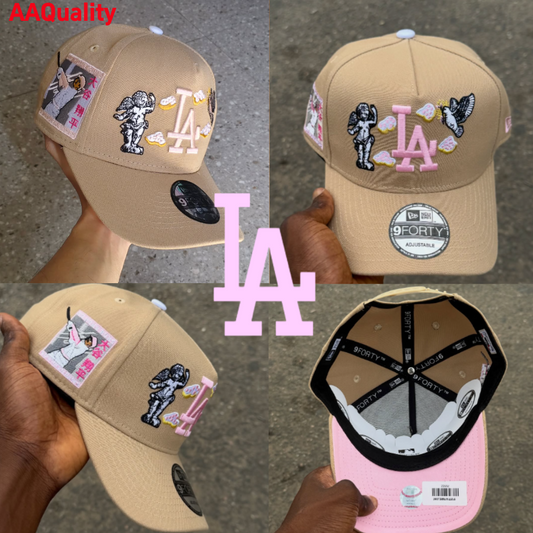 MLB Los Angeles Dodgers - Angel Embroidery - Kuroda Shohei - New/Era Adjustable Baseball Cap