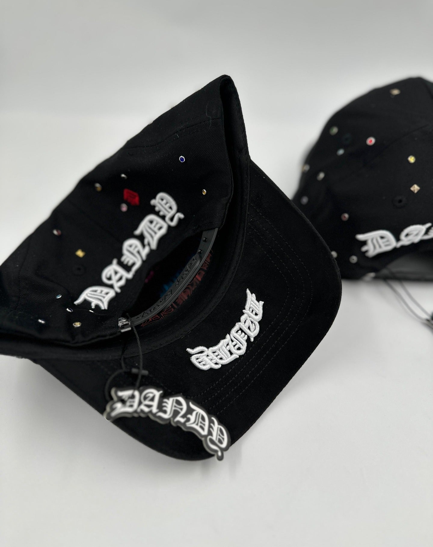 Black. Dandy Hats' 10th Anniversary Special Design Baseball Cap - Integrated Chip Scanning Cap - Special Edition Adjustable Cap with Tongue