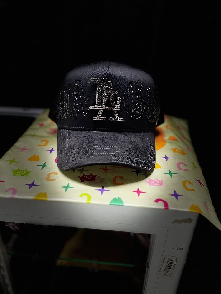 Gola Rico Hat - Black Mage Style - Curved Brim Design - Adjustable - Zippered Brim