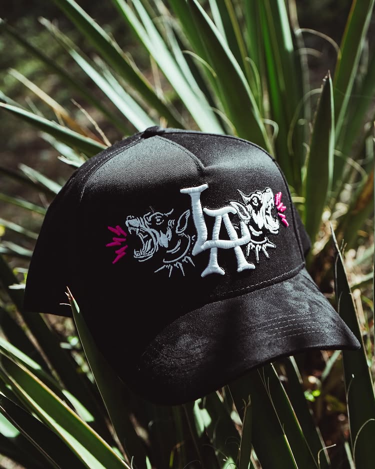 Major League Baseball in The United States - Los Angeles Dodgers - Dogs Dandy Hat - Black - Dog Embroidery