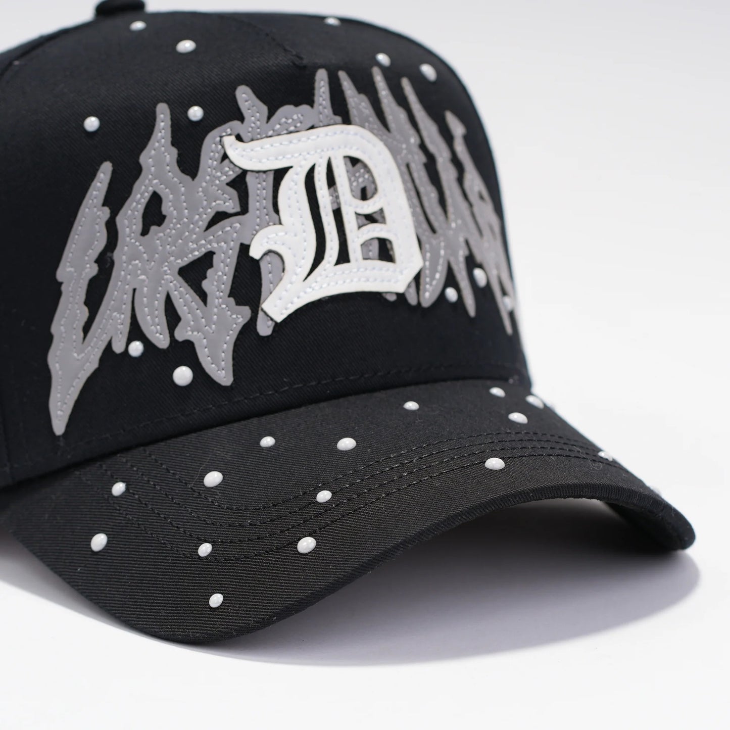 Major League Baseball of The United States - Gorra Lost Dandy Hats Original - Black - A Specially Designed Hat with Worn-out Style, Featuring An Integrated NFC Scanning Function, and A Special Adjustable Brim Baseball Cap