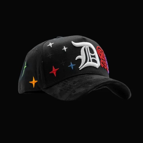 American Hip-hop Casual Outdoor Multi-purpose Baseball Cap in Colorful Series. Black Color. A Specially Designed Baseball Cap with NFC Scanning Function - Special Edition Adjustable Brim Baseball Cap