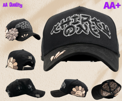 Dandy - Featuring Sunflower Embroidery Design. Black - Specially Designed Baseball Cap. Integrated Chip Scanning Cap. Special Edition Adjustable Brim Baseball Cap
