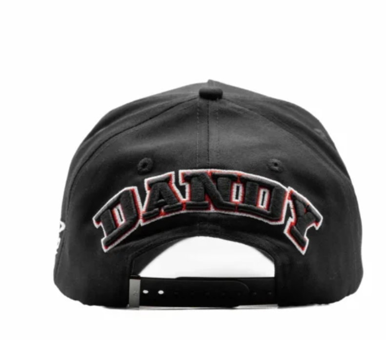 Dandy X Junior H "Like Jordan" Hats - Black - A Specially Designed Hat with Worn-out Style. A Hat with Integrated NFC Scanning Function. A Special Adjustable Brim Baseball Cap