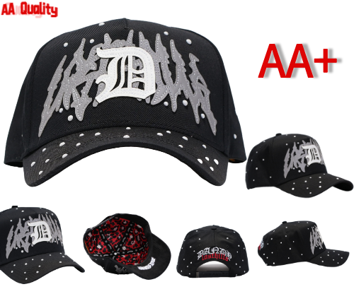 Major League Baseball of The United States - Gorra Lost Dandy Hats Original - Black - A Specially Designed Hat with Worn-out Style, Featuring An Integrated NFC Scanning Function, and A Special Adjustable Brim Baseball Cap