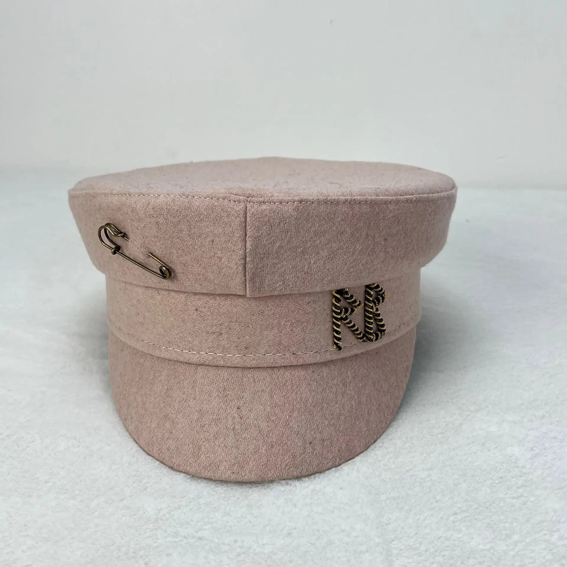 Brand Octagonal Hats for Women Ladies Letters Military Cap French Luxury Pink Newsboy Hat Monogram-embellished Baker Boy Gorras