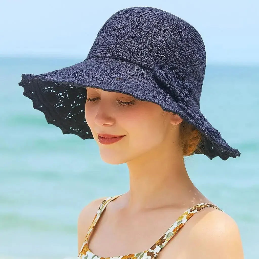 [Outdoor Casual Hat] Women'S Outdoor Fashion Casual Hat, Breathable Not Stuffy, Washable, Large Brim Beach Hat, Suitable For Man