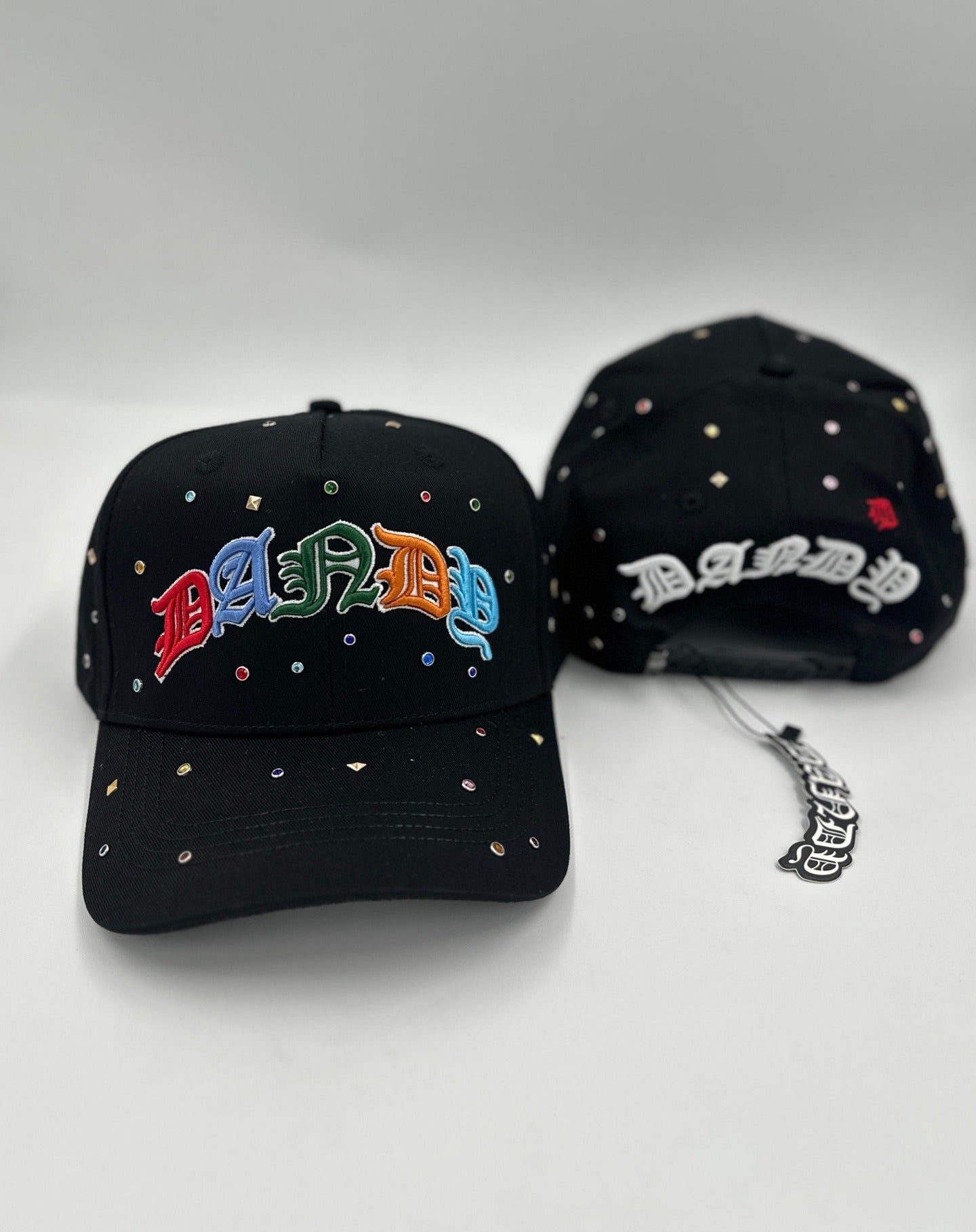 Black. Dandy Hats' 10th Anniversary Special Design Baseball Cap - Integrated Chip Scanning Cap - Special Edition Adjustable Cap with Tongue