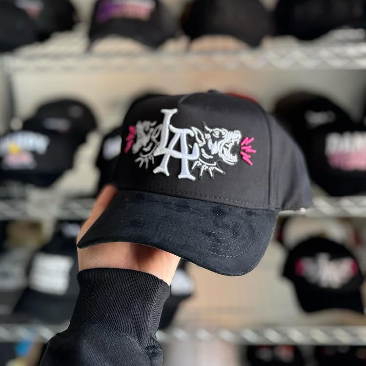 Major League Baseball in The United States - Los Angeles Dodgers - Dogs Dandy Hat - Black - Dog Embroidery