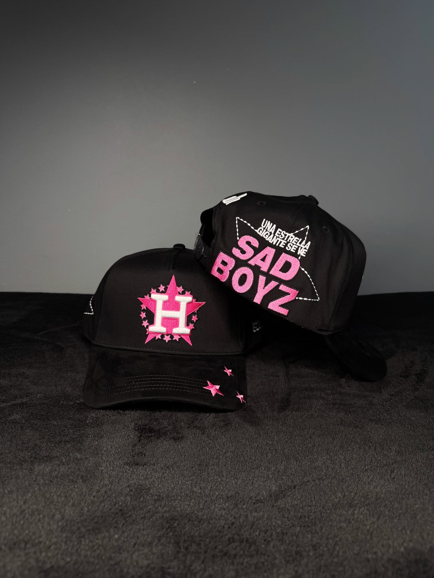 Major League Baseball - Houston Astros - Dandy X Junior H "Clave Ali" Hats - Black - A Specially Designed Hat with Worn-out Style. Hat with Integrated NFC Scanning Function. Special Edition Adjustable Brim Baseball Cap