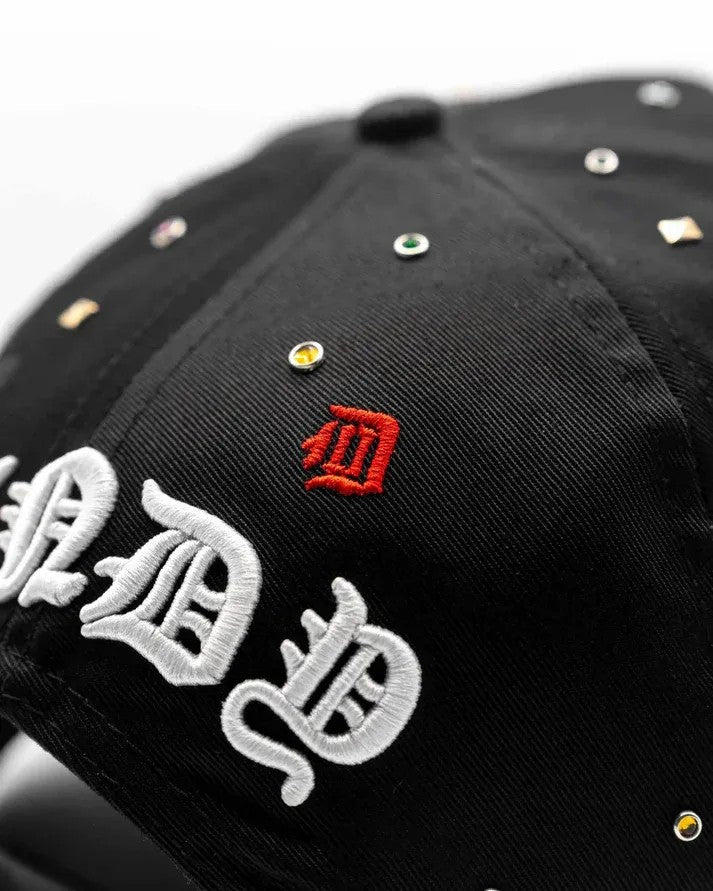 Black. Dandy Hats' 10th Anniversary Special Design Baseball Cap - Integrated Chip Scanning Cap - Special Edition Adjustable Cap with Tongue