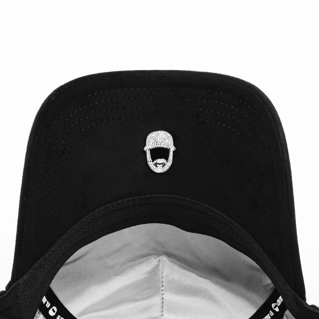 Dandy - Features Black Diamond Embroidery Design. Black Style. Special Designed Baseball Cap. Built-in Chip for Scanning The Cap. Special Edition Adjustable Brim Baseball Cap. Brimmed Baseball Cap