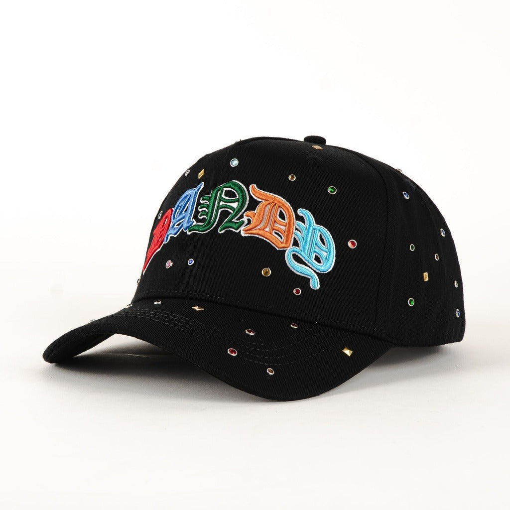 Black. Dandy Hats' 10th Anniversary Special Design Baseball Cap - Integrated Chip Scanning Cap - Special Edition Adjustable Cap with Tongue