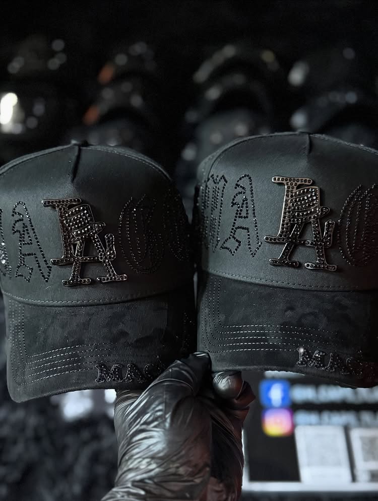 Gola Rico Hat - Black Mage Style - Curved Brim Design - Adjustable - Zippered Brim