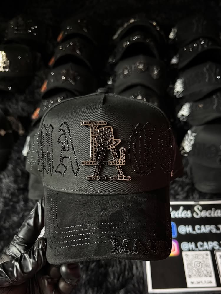 Gola Rico Hat - Black Mage Style - Curved Brim Design - Adjustable - Zippered Brim