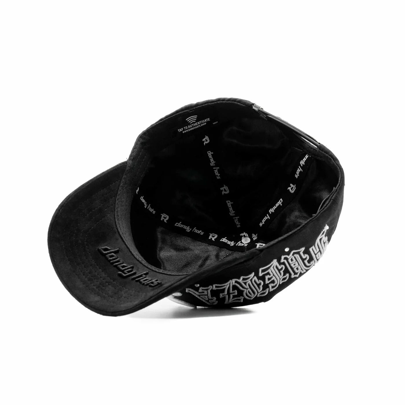 Dandy- X Regida Force “Crystals Force” Hats- Black - A Specially Designed Hat with A Unique Style, Featuring An Integrated NFC Scanning Function. A Special Adjustable Brim Baseball Cap