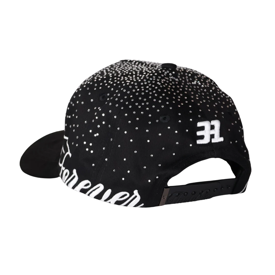 Major League Baseball in the United States - New York Yankees - Dandy - With diamond embroidery design - Black - Special designed baseball cap - Integrated chip scanning cap - Special edition adjustable brim baseball cap