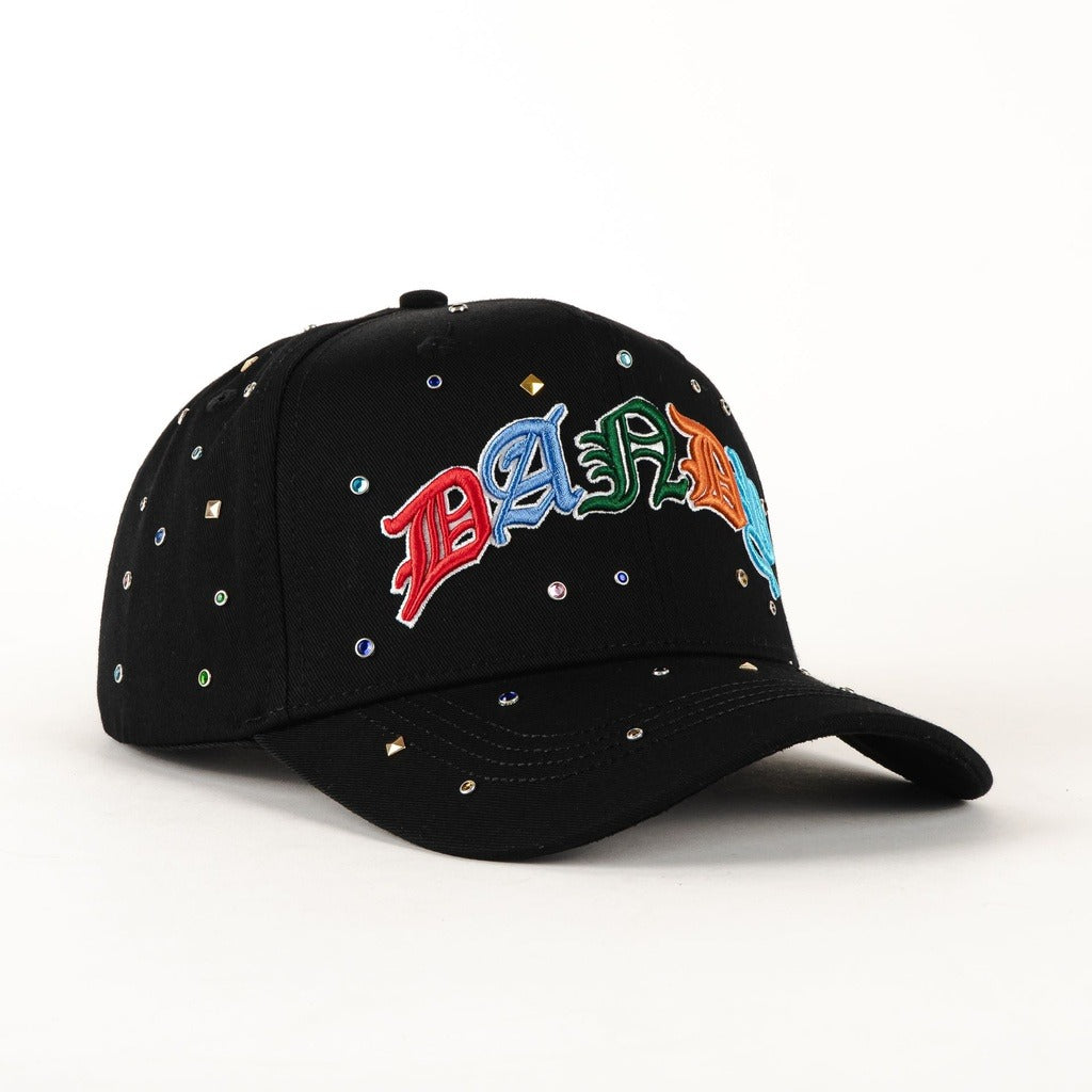 Black. Dandy Hats' 10th Anniversary Special Design Baseball Cap - Integrated Chip Scanning Cap - Special Edition Adjustable Cap with Tongue