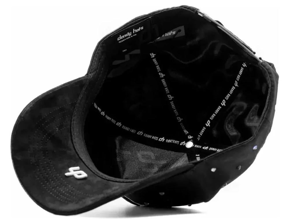 Major League Baseball - Los Angeles Dodgers. Black. Gorra Dandy Crystals Negro Ajustable Lisa Hats - Special Designed Baseball Cap with Integrated Chip Scanner. Special Edition Adjustable Brim Baseball Cap